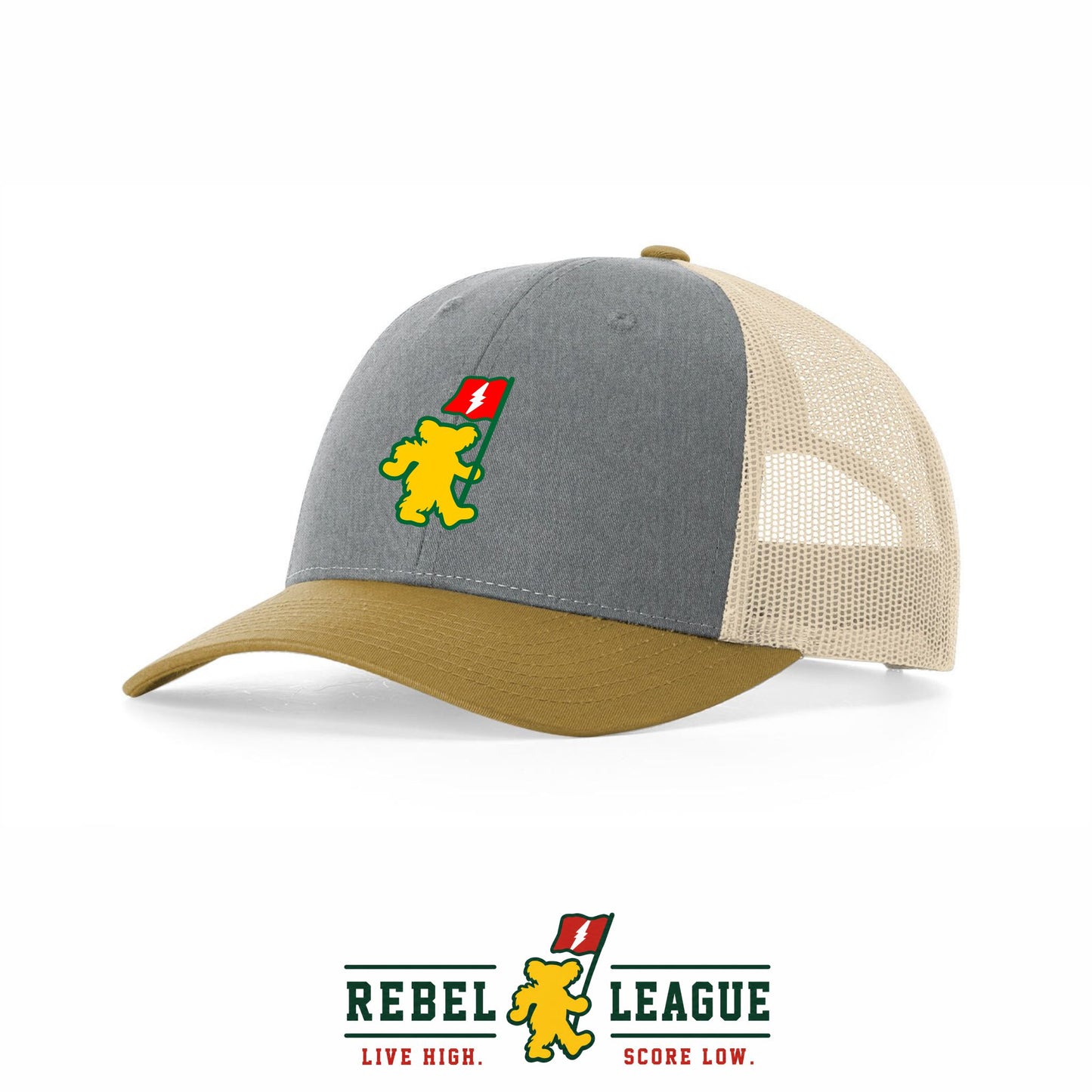 RL Bear Trucker Cap - Grey/Birch/Amber