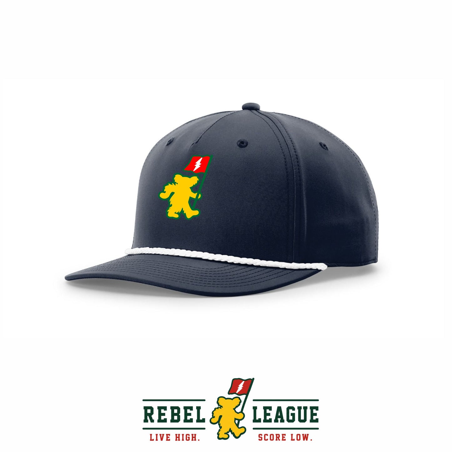 RL Bear 5-Panel Rope Cap Navy