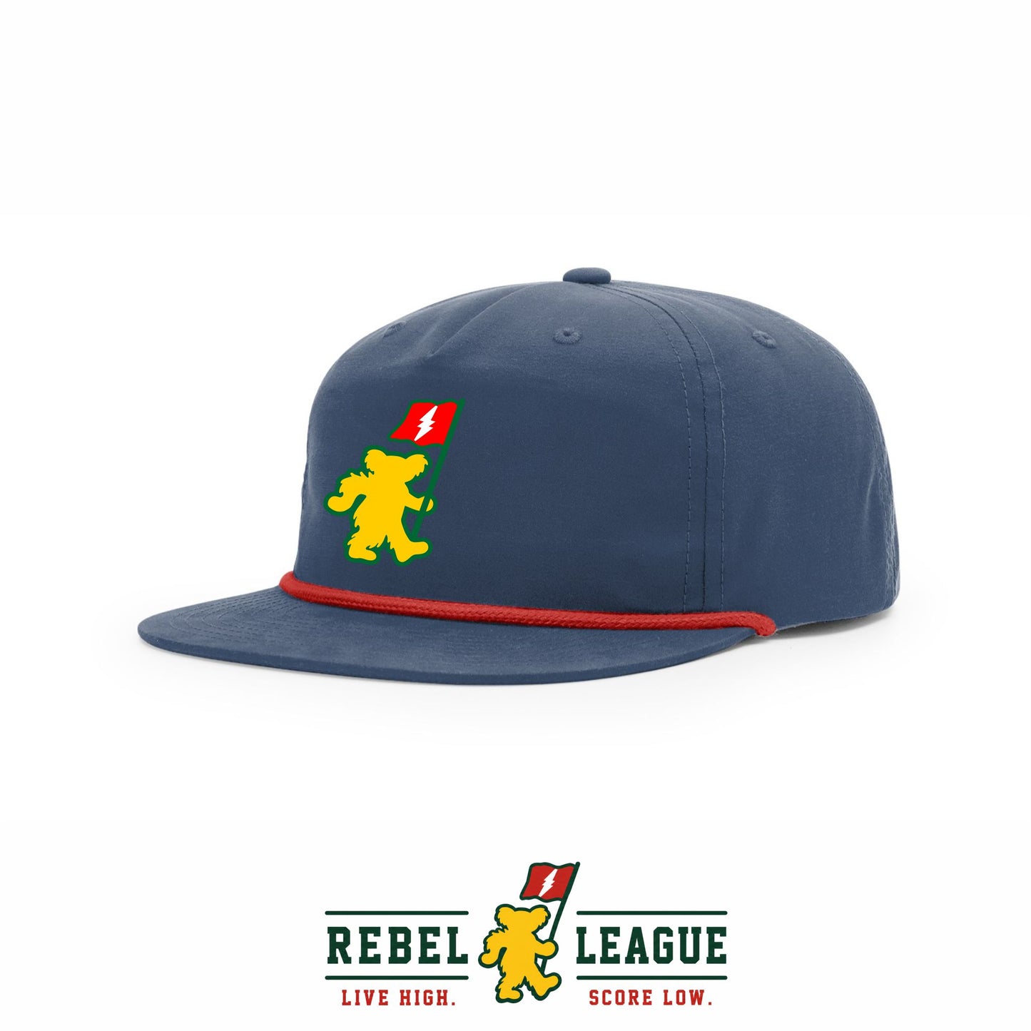 RL Bear Gramps Cap Navy/Red