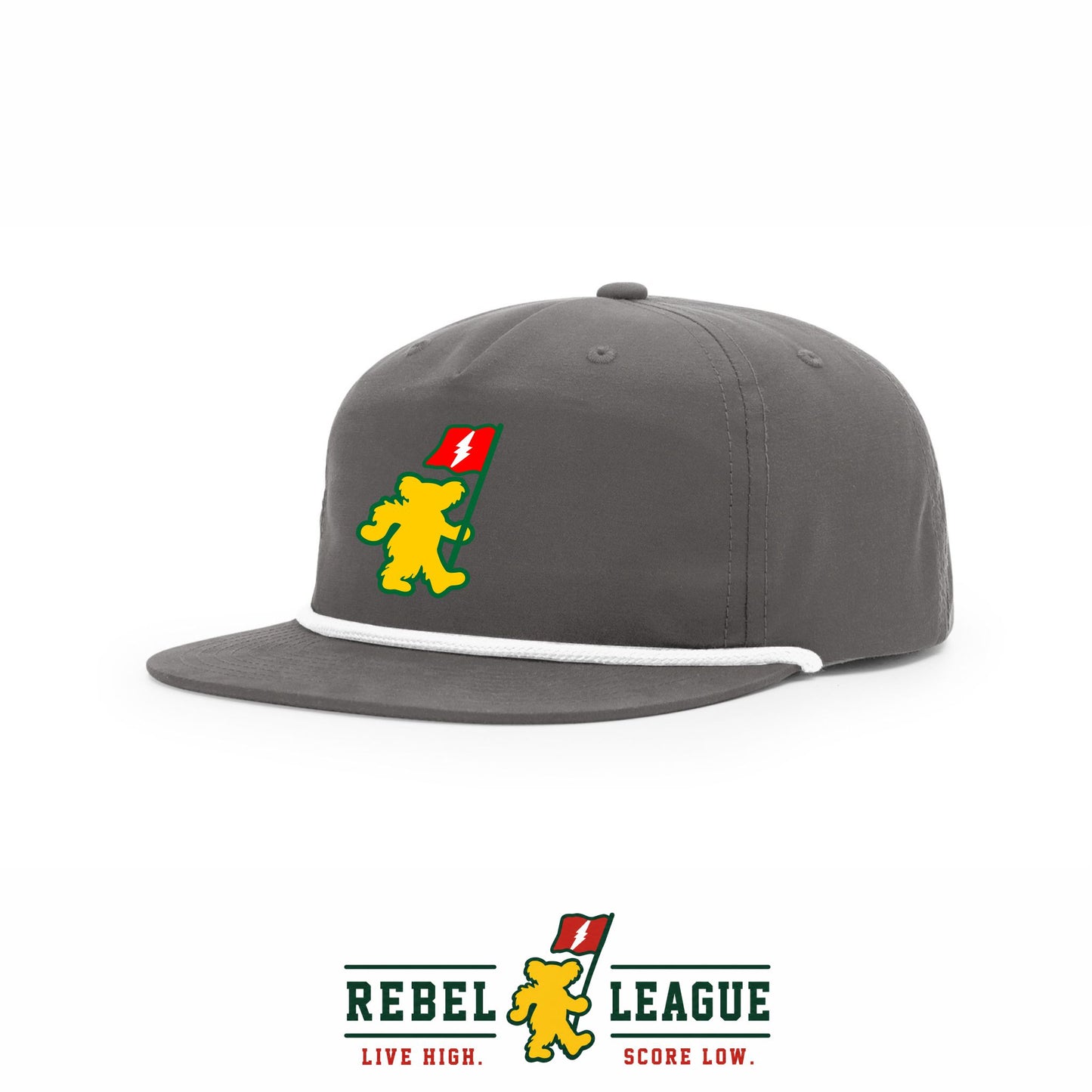 RL Bear Gramps Cap Charcoal/White