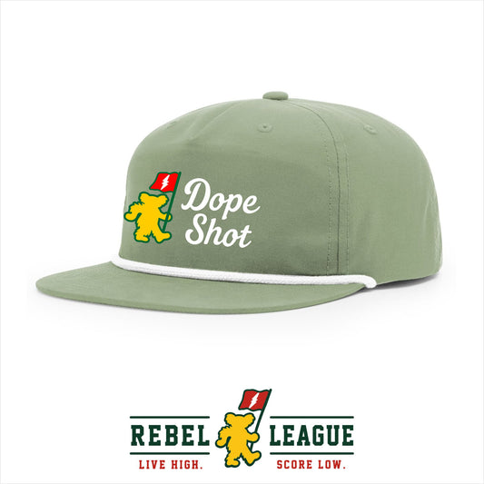 Dope Shot Gramps Cap Sage/White
