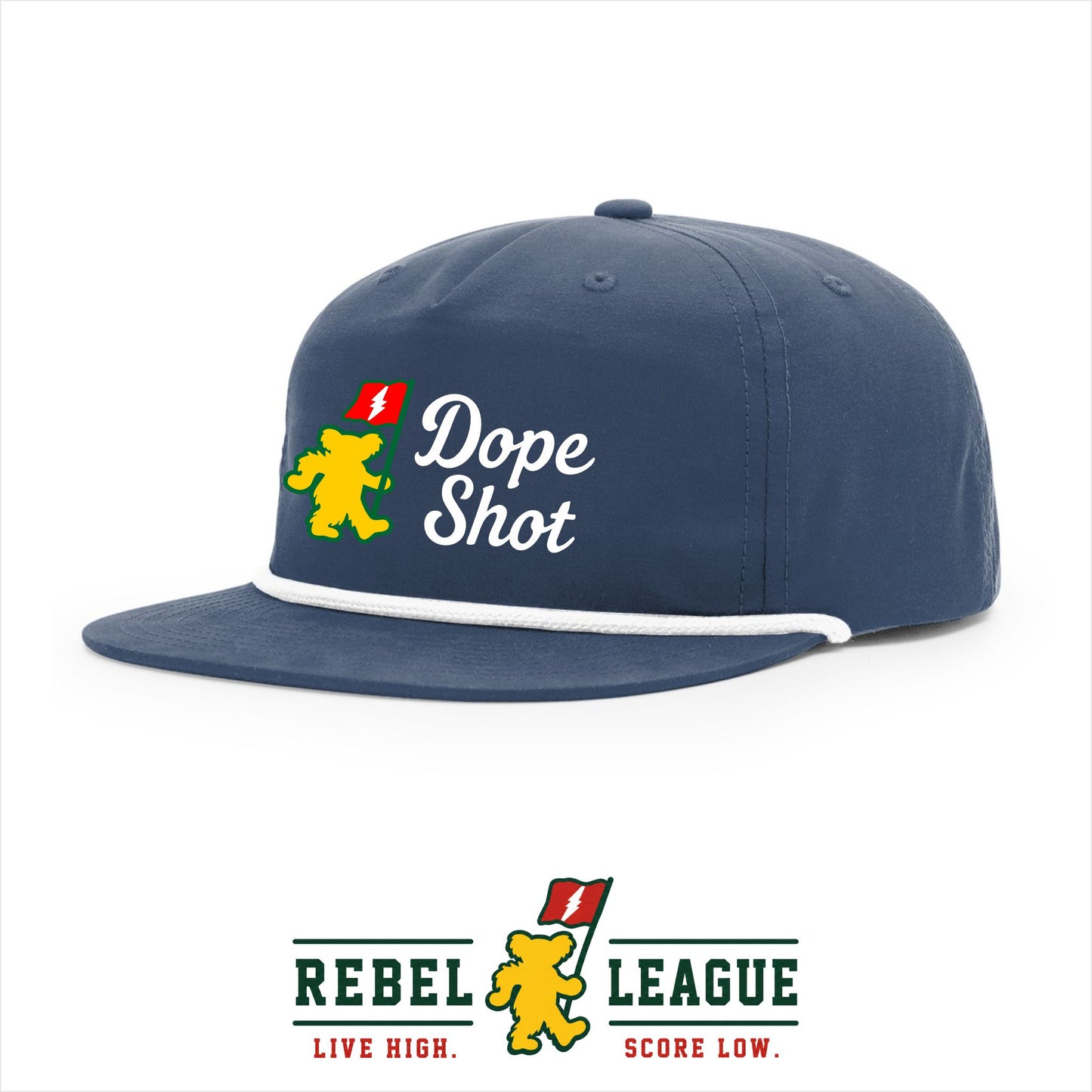 Dope Shot Gramps Cap Navy/White