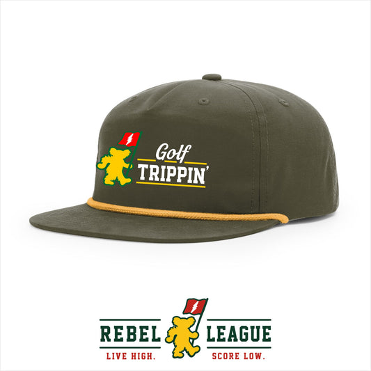 Golf Trippin Gramps Cap Loden Green/Amber