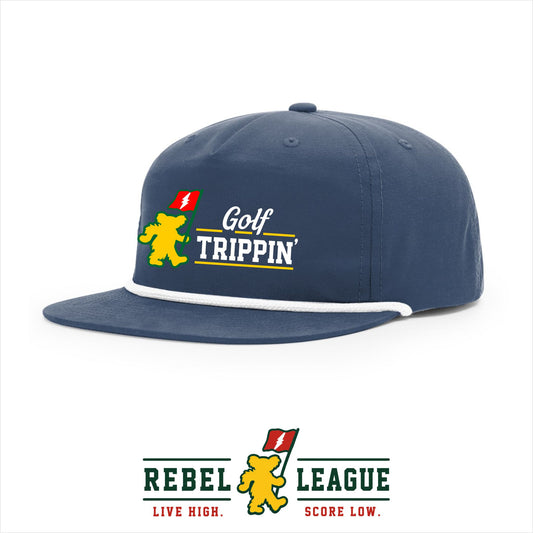 Golf Trippin Gramps Cap Navy/White