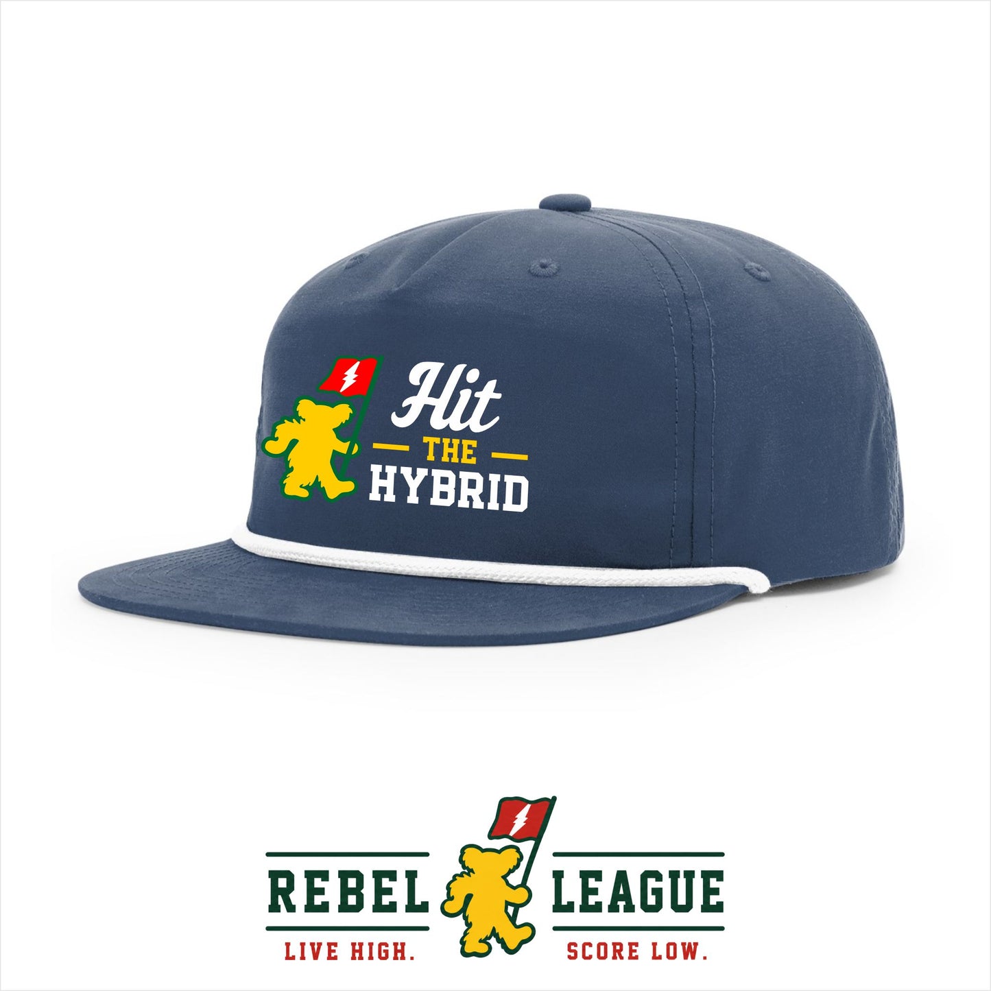 Hit the Hybrid Gramps Cap Navy/White