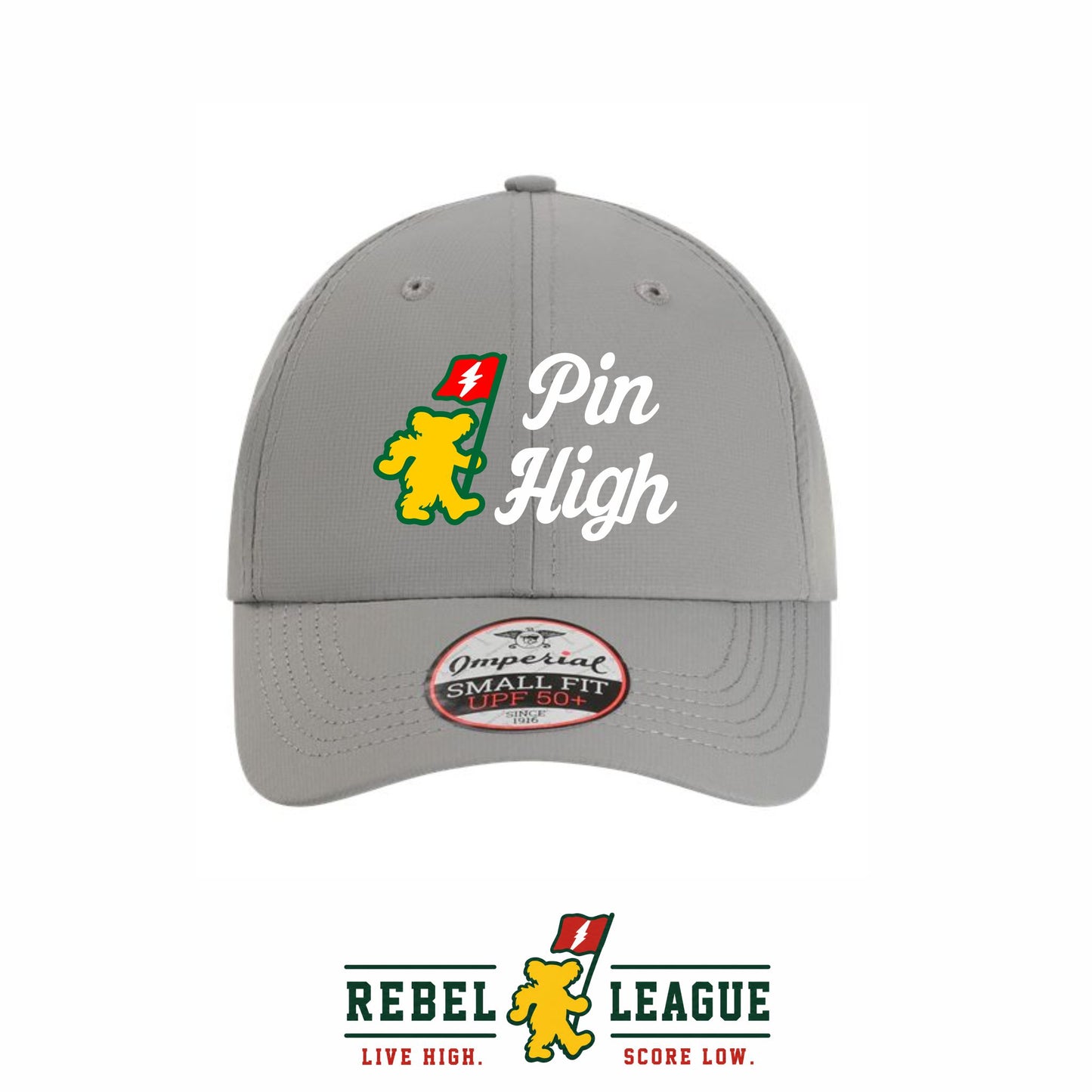 Pin High Imperial Performance Cap - Frost Grey