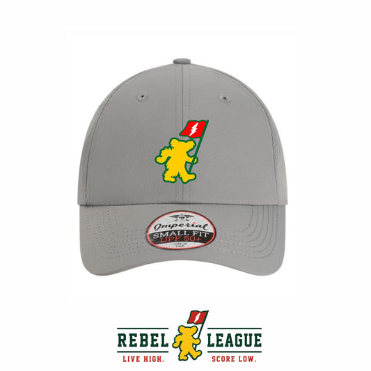 Rebel League Bear Imperial Performance Cap - Frost Grey