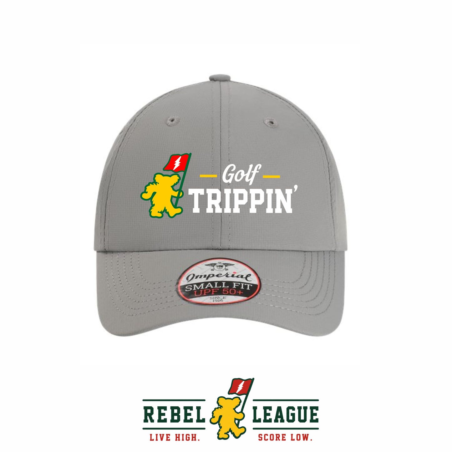 Golf Trippin' Imperial Performance Cap - Frost Grey