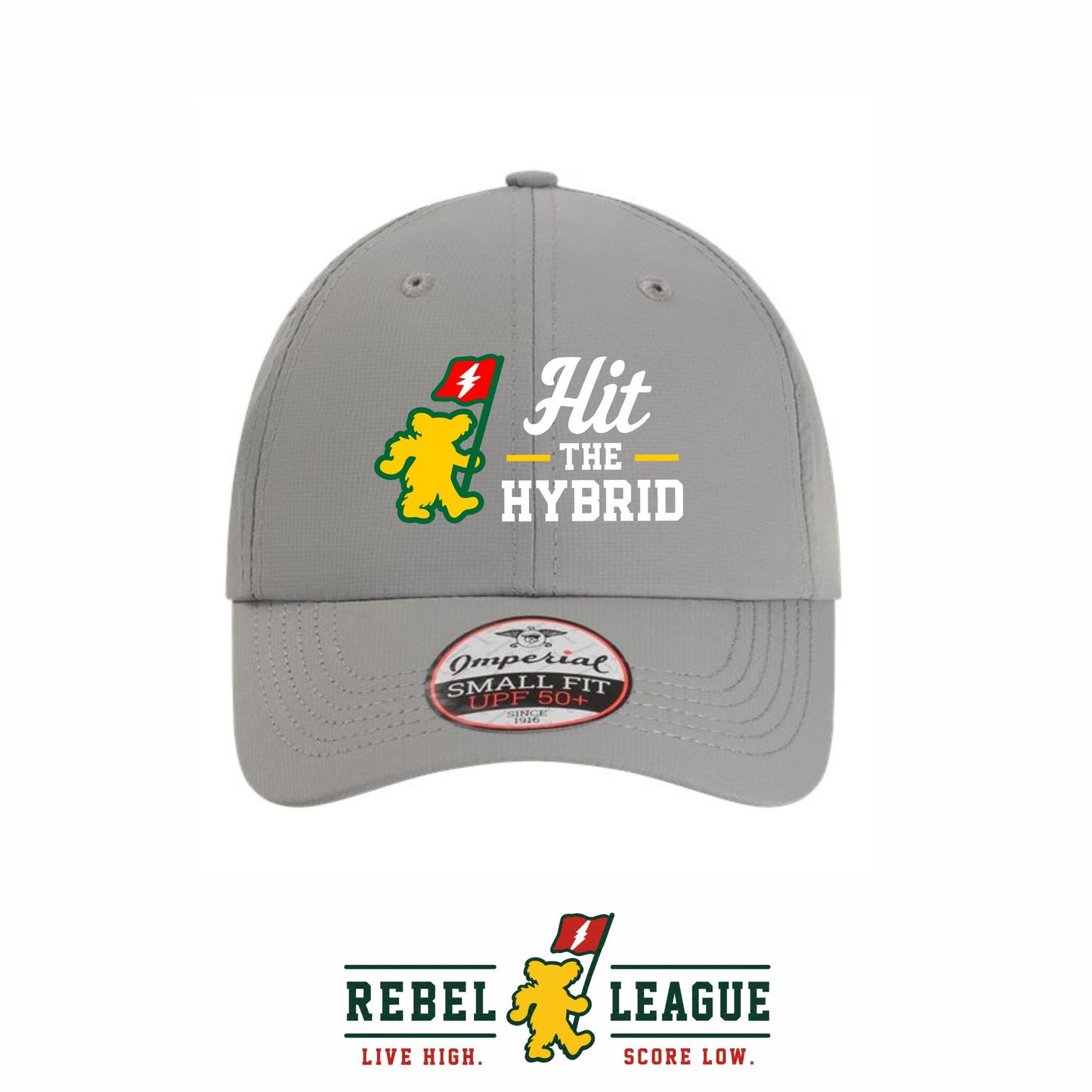 Hit the Hybrid Imperial Performance Cap - Frost Grey