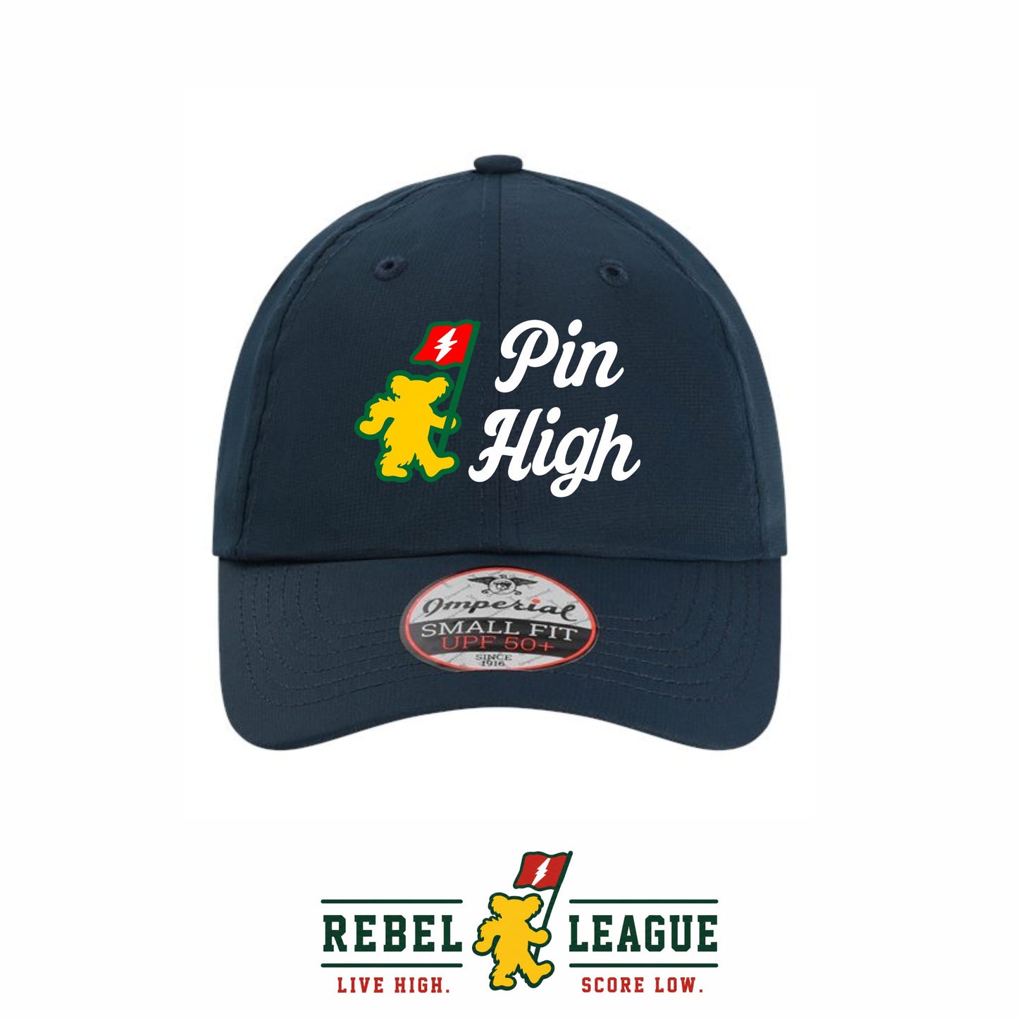 Pin High Imperial Performance Cap - Navy