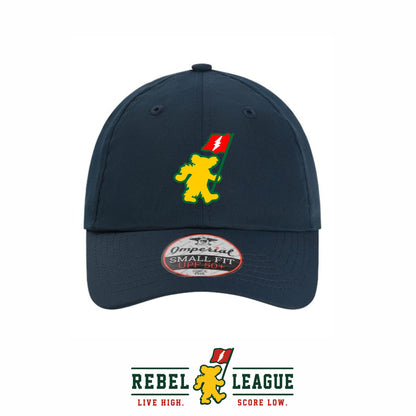 Rebel League Bear Imperial Performance Cap - Navy