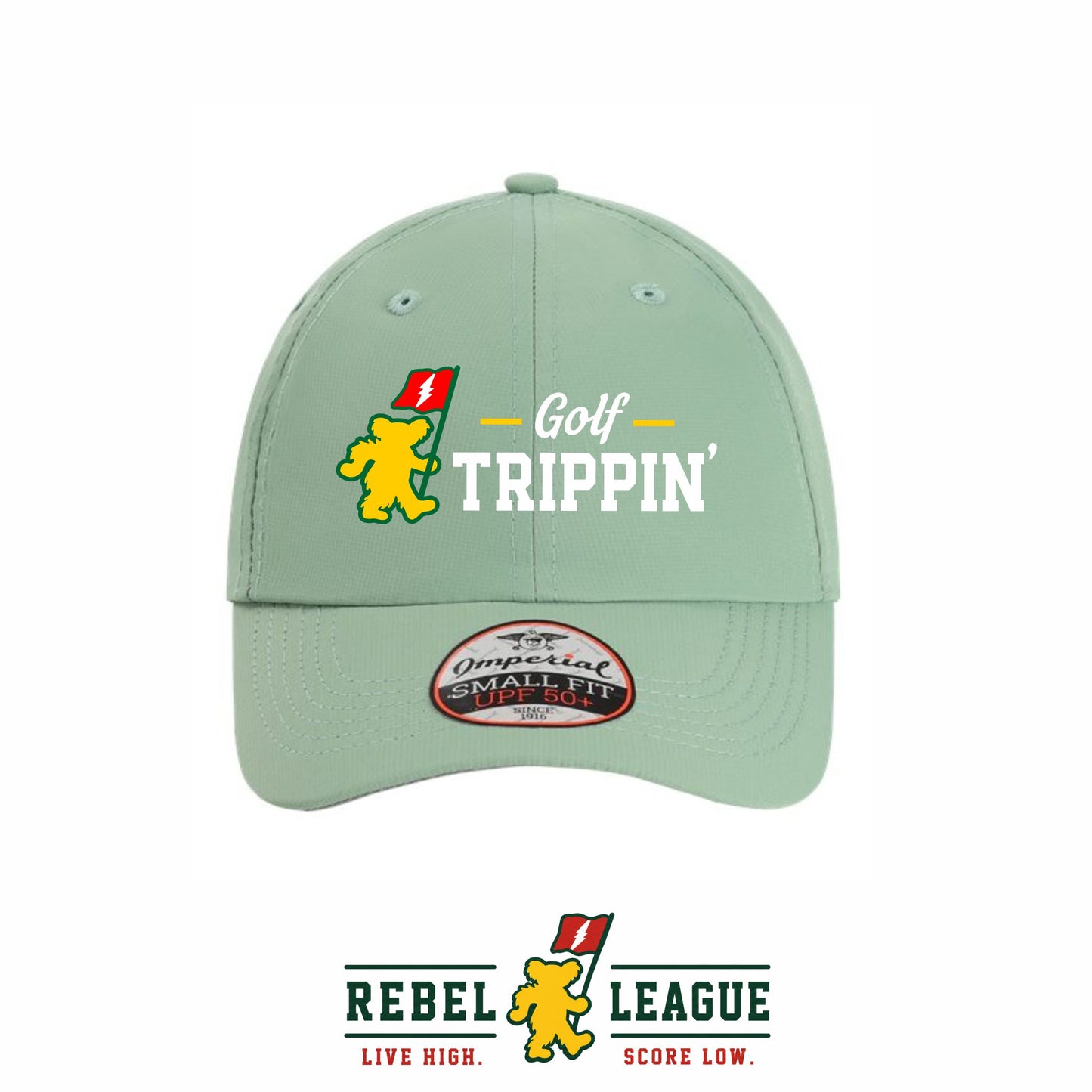 Golf Trippin' Imperial Performance Cap - Laurel Green