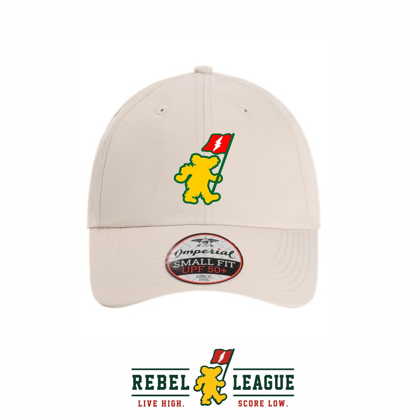 Rebel League Bear Imperial Performance Cap - Putty