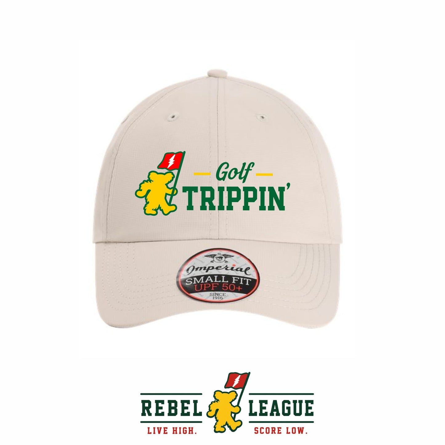 Golf Trippin' Imperial Performance Cap - Putty